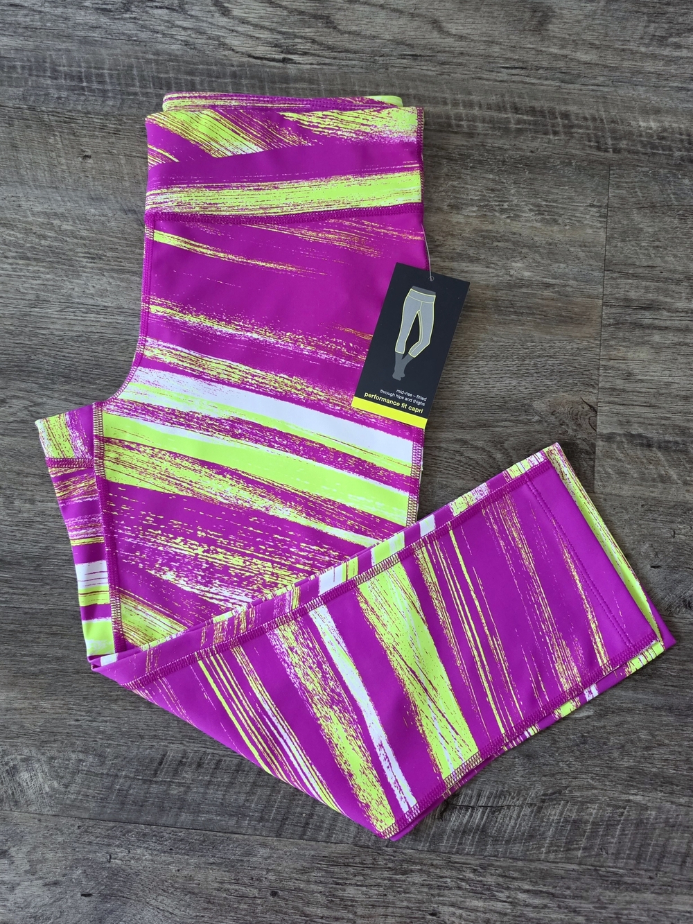 Women's Xersion Brushstroke Capris